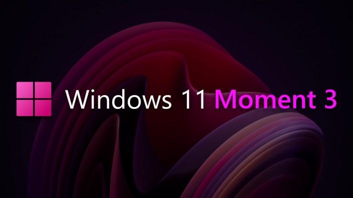 تحديث Windows 11 Moment 3