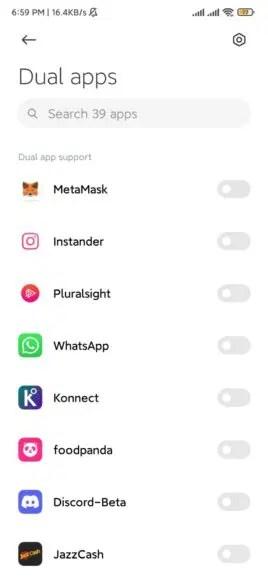 كيفية تنشيط ميزة التطبيقات المزدوجة Dual apps على هواتف شاومي الاقتصادية