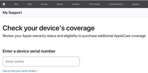 من iPhoneIslam.com، صفحة دعم Apple مع التحقق من تغطية جهازك بعد شراء Line-Phone.
