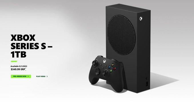 اكس بوكس سيريس اس Xbox Series S بسعة تخزين 1 تيرابايت سيصل في هذا التاريخ رسميًا