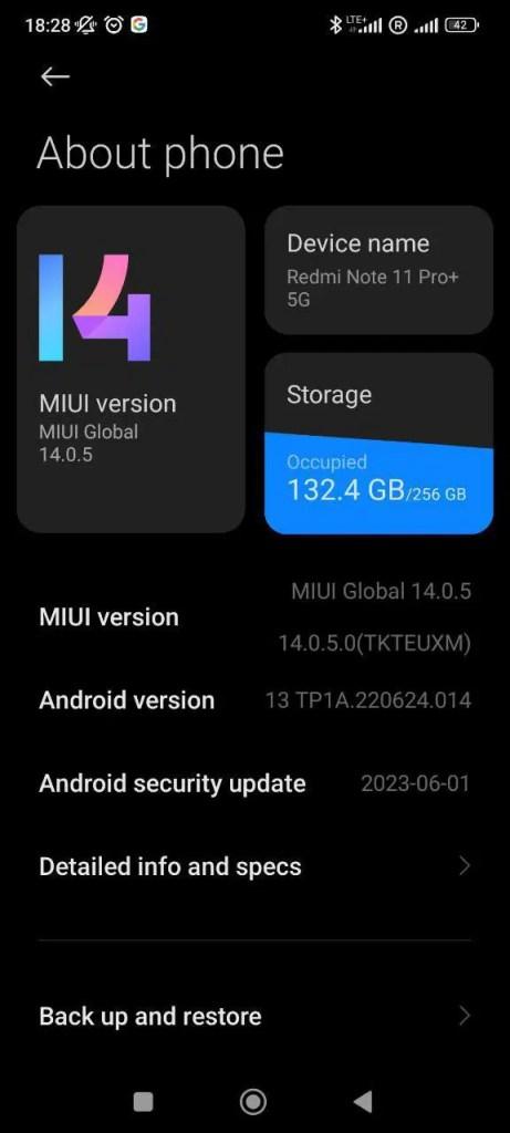 تحديث MIUI 14