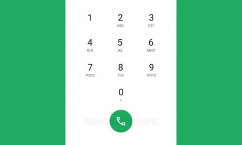 من iPhoneIslam.com، واجهة لوحة الاتصال الهاتفي بالأرقام من 0 إلى 9 والأحرف المقابلة، وتتميز بزر اتصال أخضر في الأسفل وميزة الأشخاص القريبين.