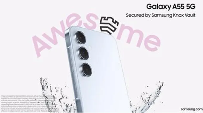 Galaxy A55 و Galaxy A35: مقاطع الفيديو الرسمية