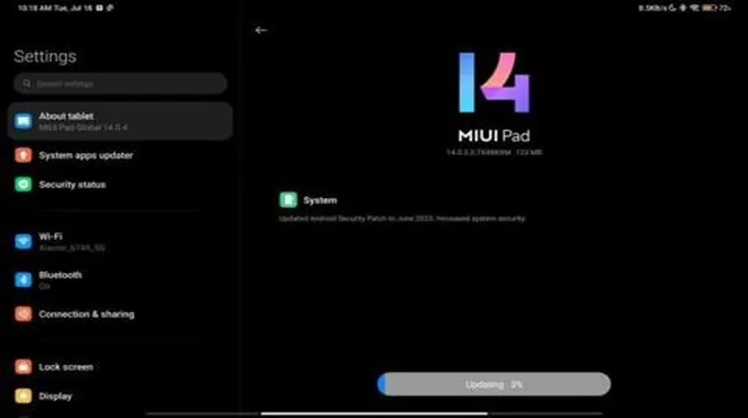 تحديث Miui 14 .. أحد أجهزة شاومي يحصل على