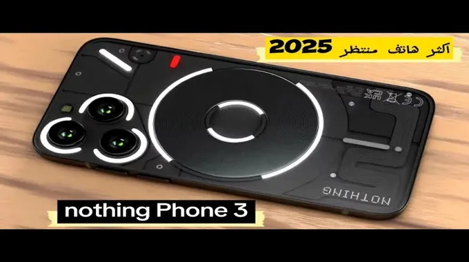 مواصفات هاتف Nothing Phone (3) المنتظر